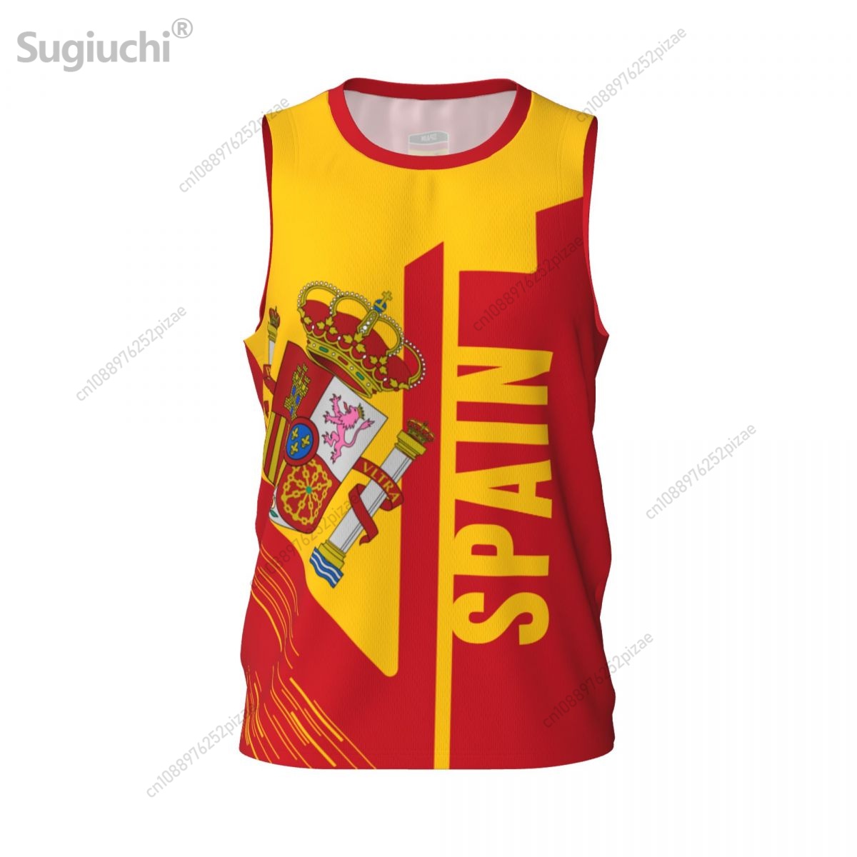 3D Printing Name - Custom Name Number Spain 3D Flag