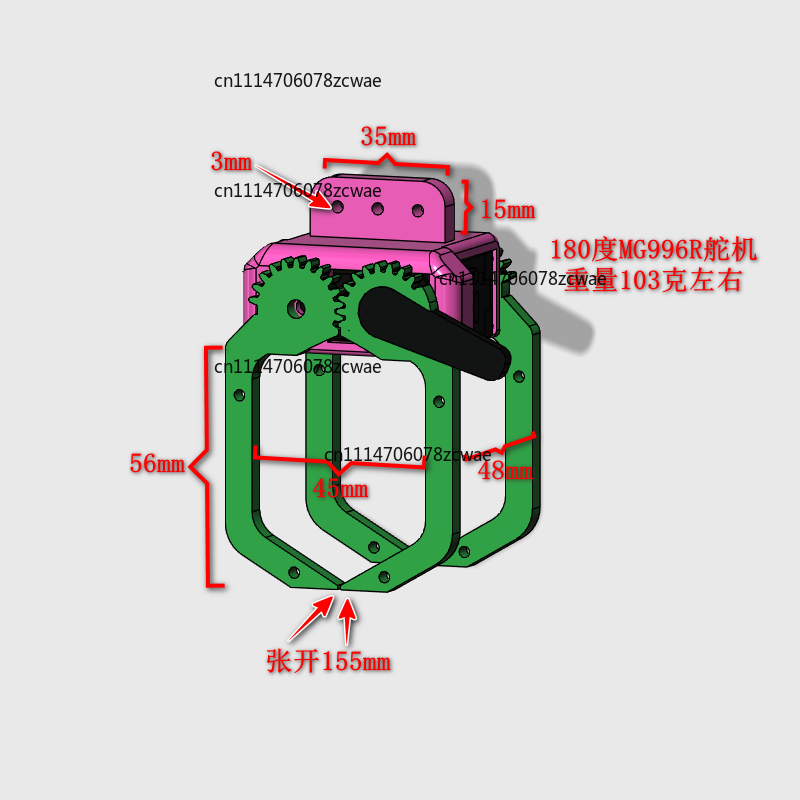 ZOCI-FOR MG996R Servo Driven R - đánh giá và giá 3D Printing Robot Arm