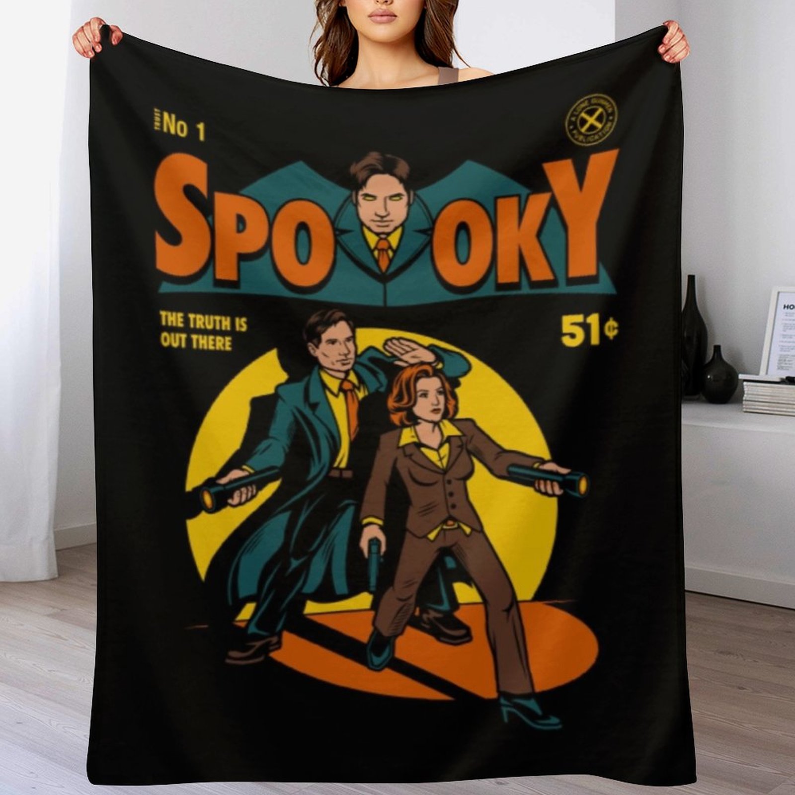 X Files, Spooky Comic Throw Bl - đánh giá và giá 3D Printing File Free