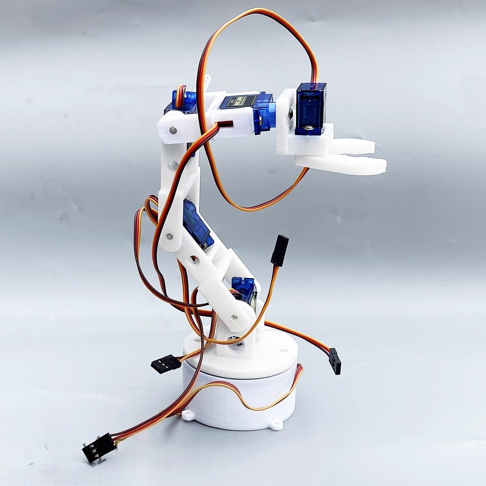 3D printed white six-axis robo - đánh giá và giá 3D Printing Robot Arm