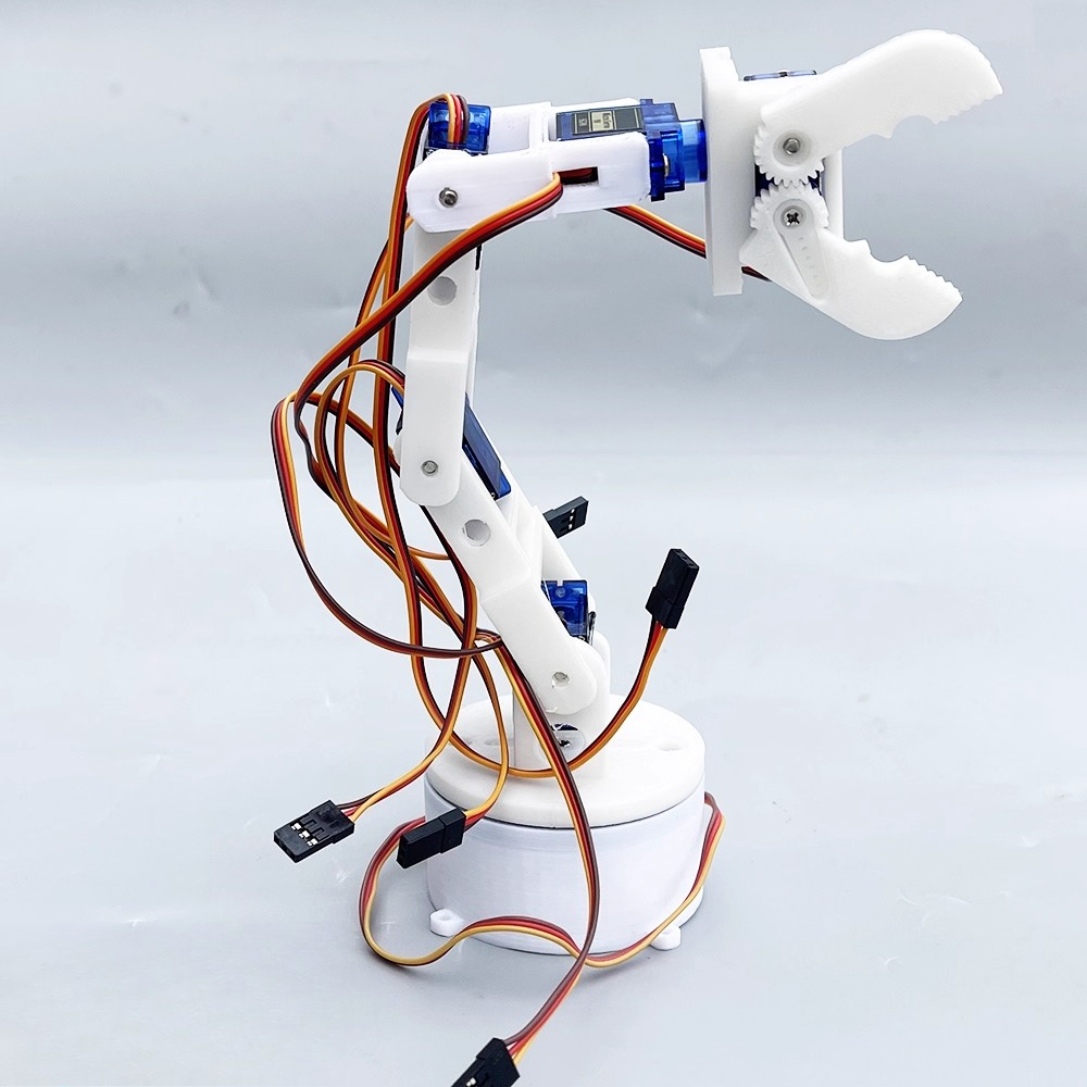 3D printed white six-axis robo - đánh giá và giá 3D Printing Robot Arm