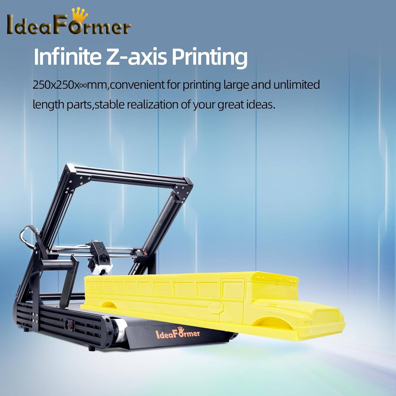 IdeaFormer IR3 V2 Conveyor Bel - đánh giá và giá 3D Printing Z Axis
