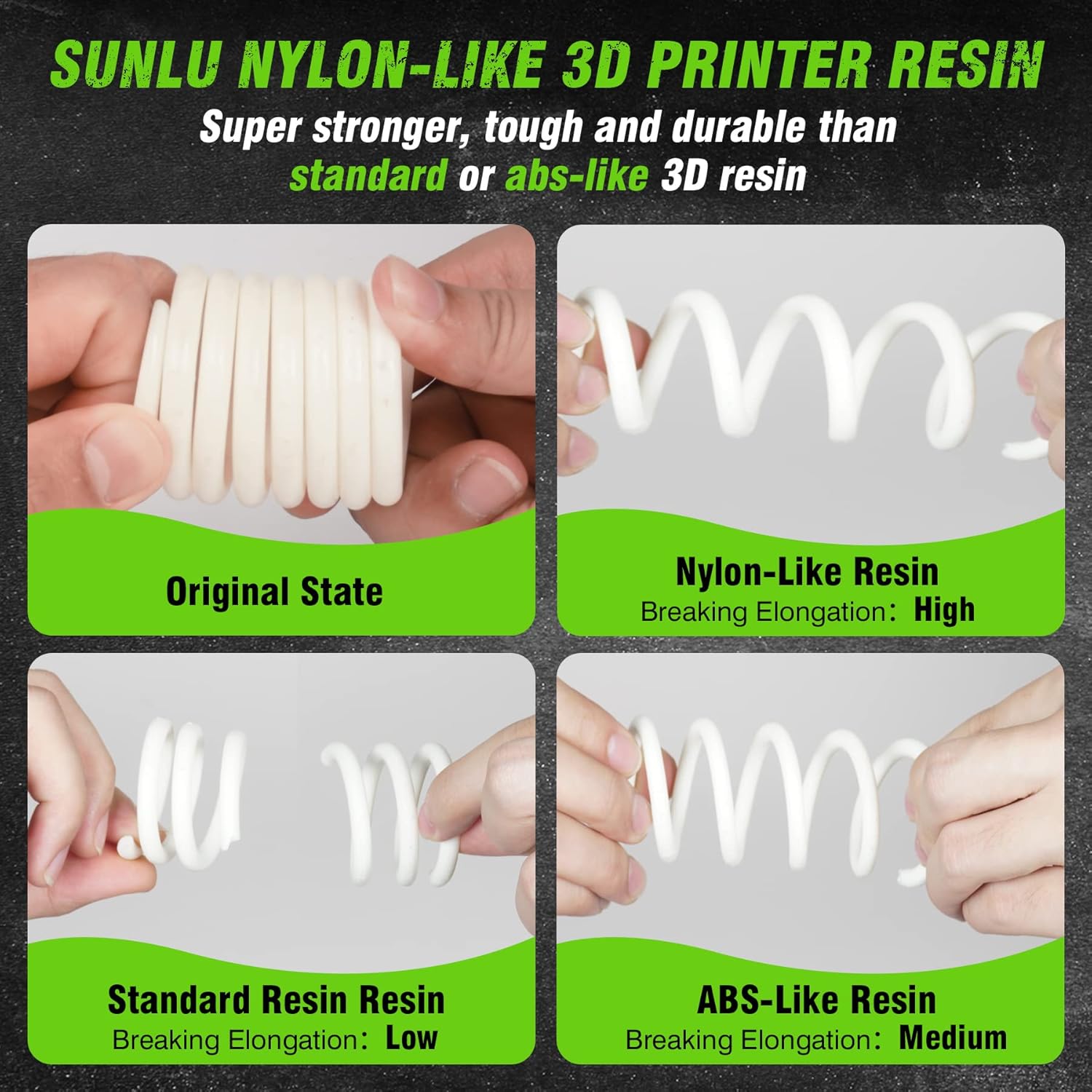 SUNLU 1KG Nylon-Like/Toughness - đánh giá và giá 3D Printing Sla