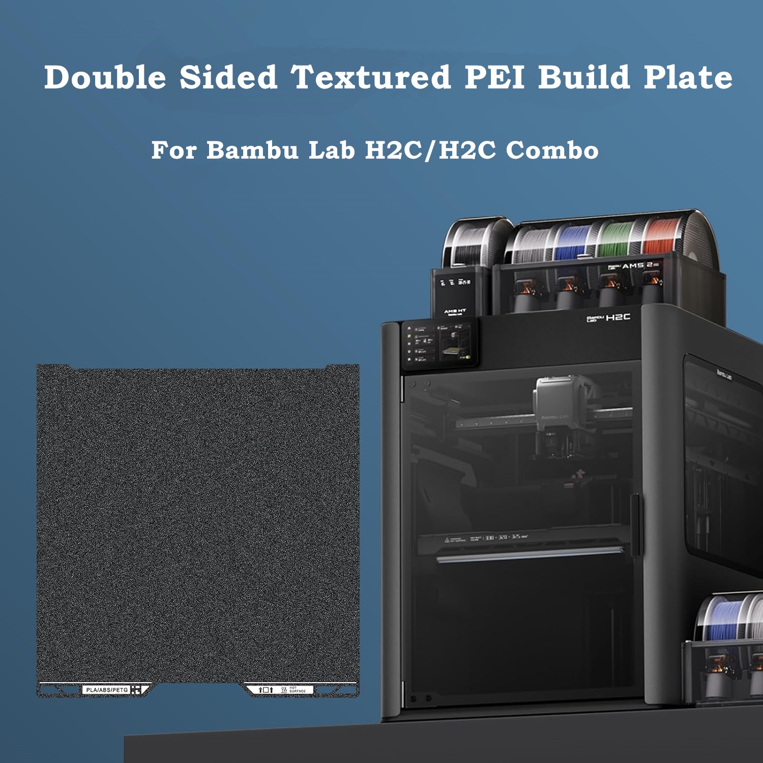 H2C Build Plate Black PEI with - đánh giá và giá 3D Printing Qr Codes