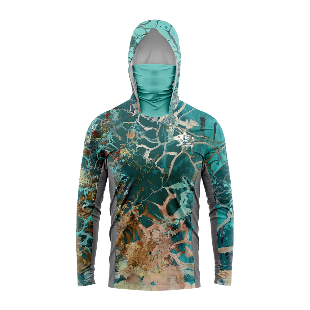 UPF50+ Hooded Fishing Shirt Bu - đánh giá và giá 3D Printing Kpop