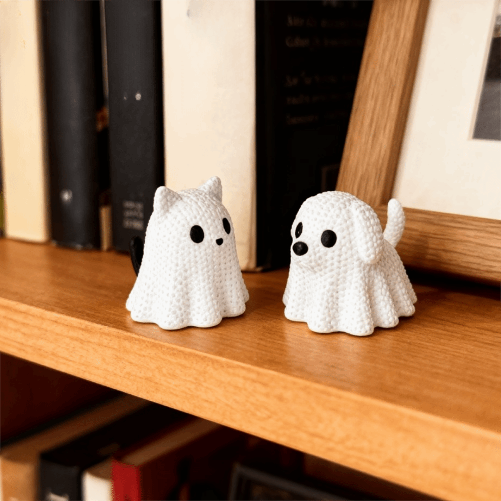 Knitted Texture Halloween Ghos - đánh giá và giá 3D Printing Apps
