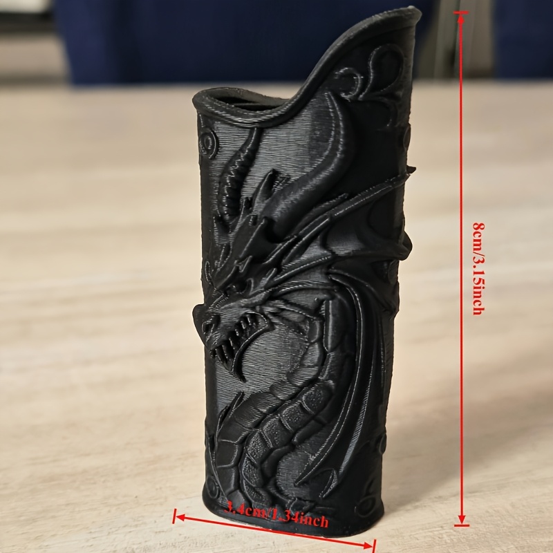 Gothic Embossed Dragon Lighter - đánh giá và giá 3D Printing Case