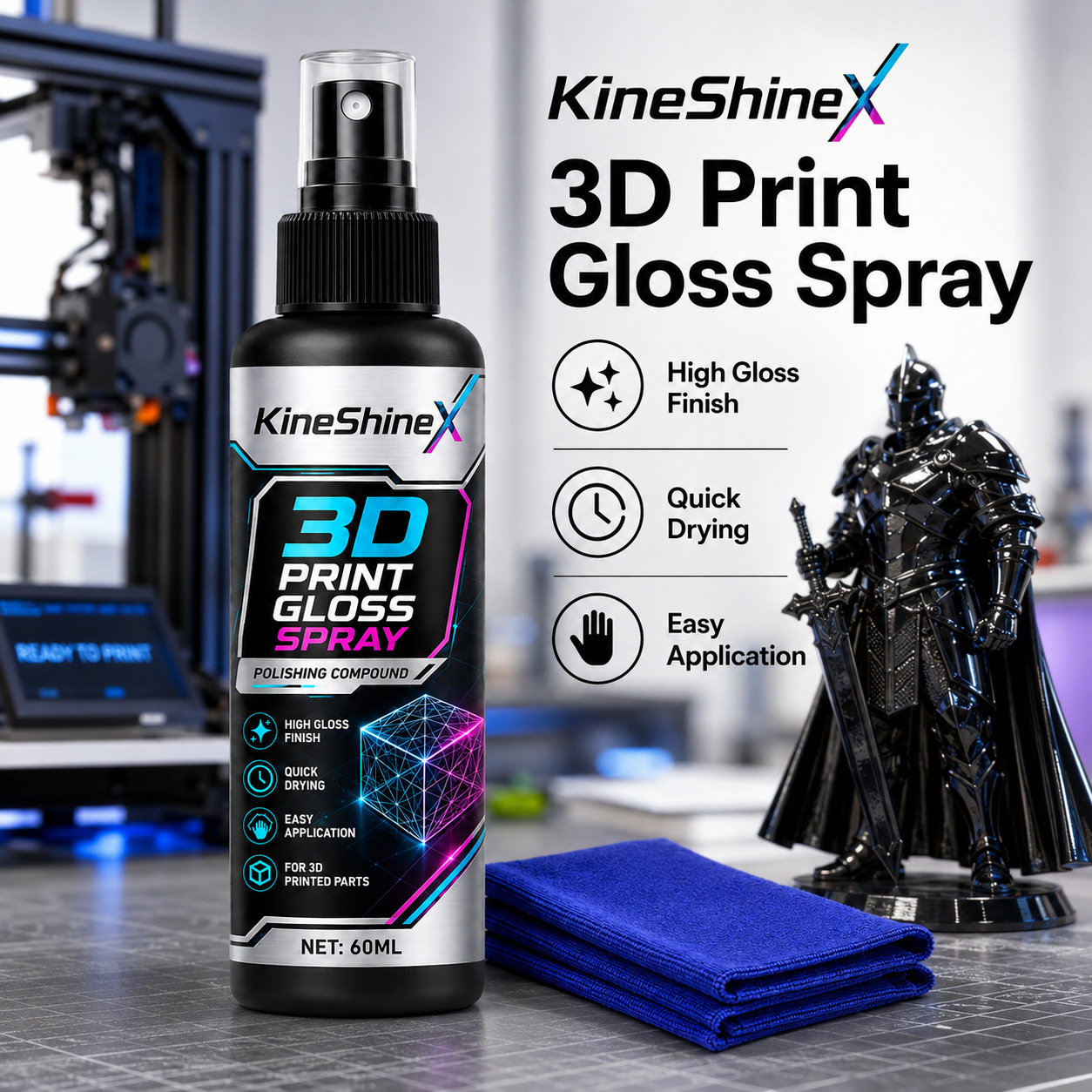 3D Print Gloss Spray Polishing - đánh giá và giá 3D Printing App