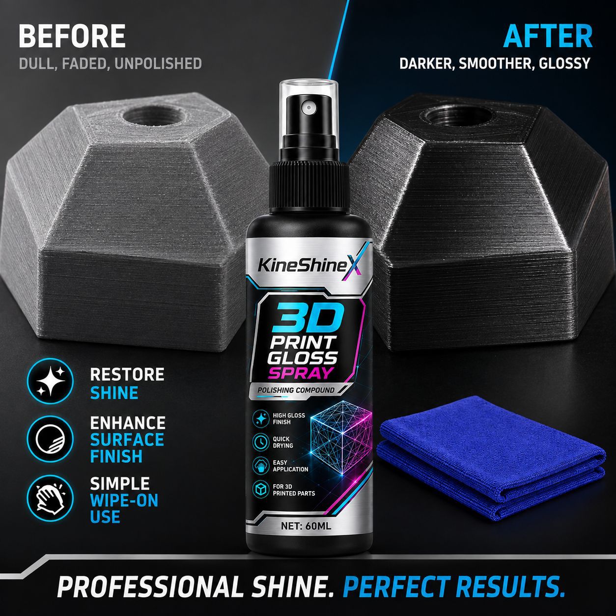 3D Print Gloss Spray Polishing - đánh giá và giá 3D Printing App