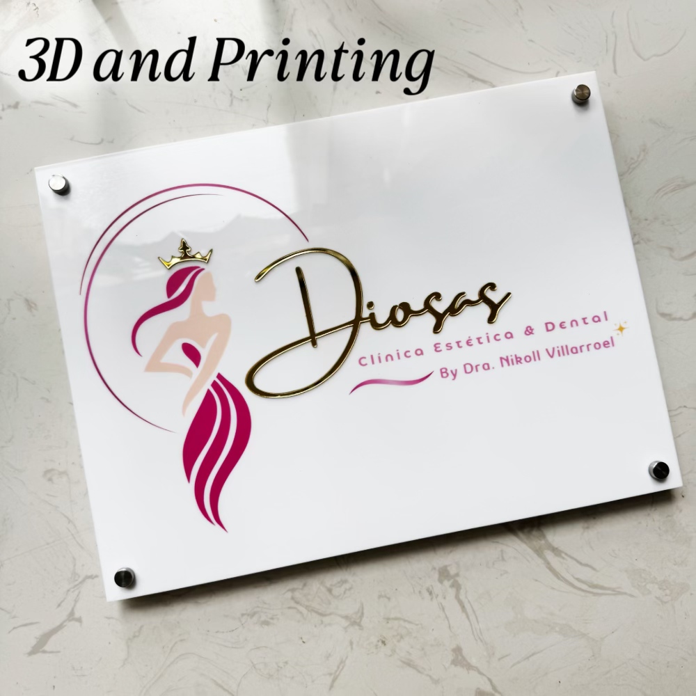 Modern Acrylic White Sign boar - đánh giá và giá 3D Printing Qr Codes