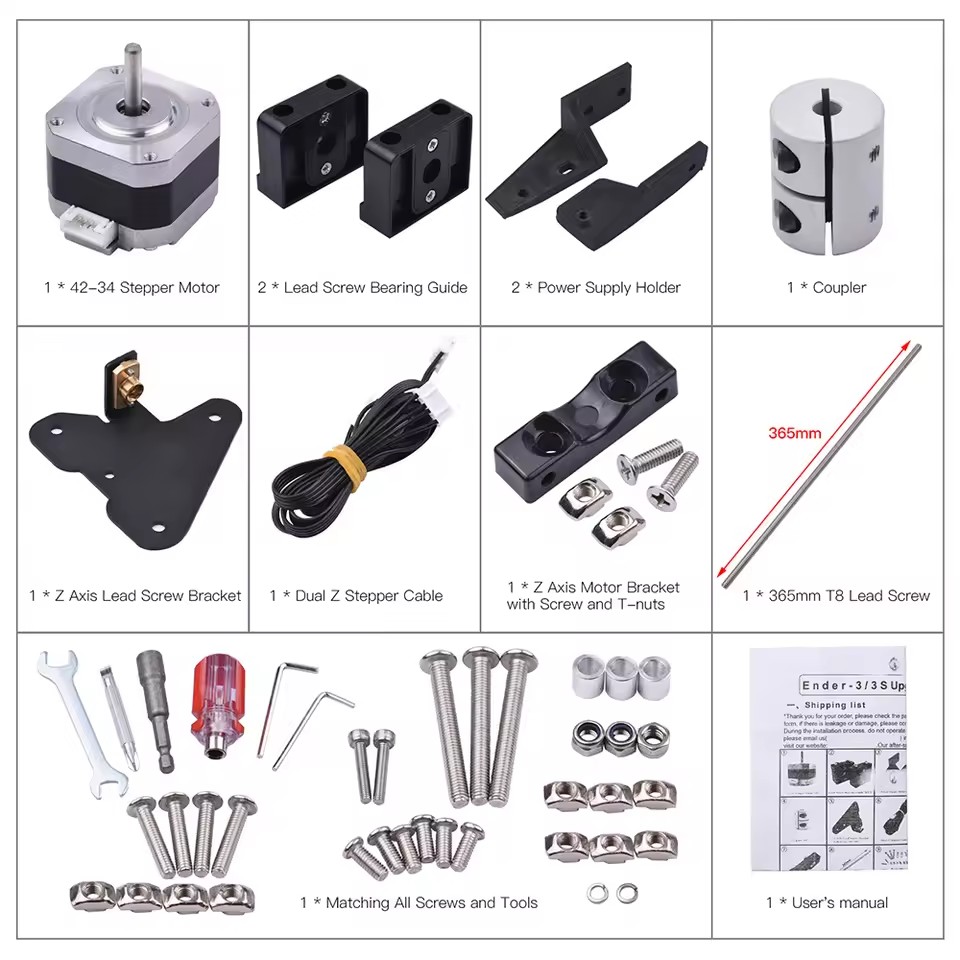 3D Printer Parts for Ender 3 D - đánh giá và giá 3D Printing Z Axis