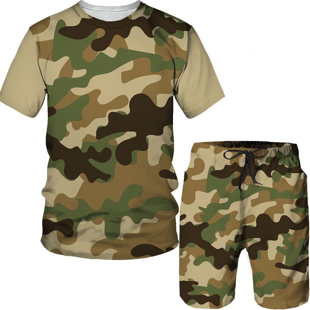 Camouflage Men's Suits Camo 3D - đánh giá và giá 3D Printing Kpop