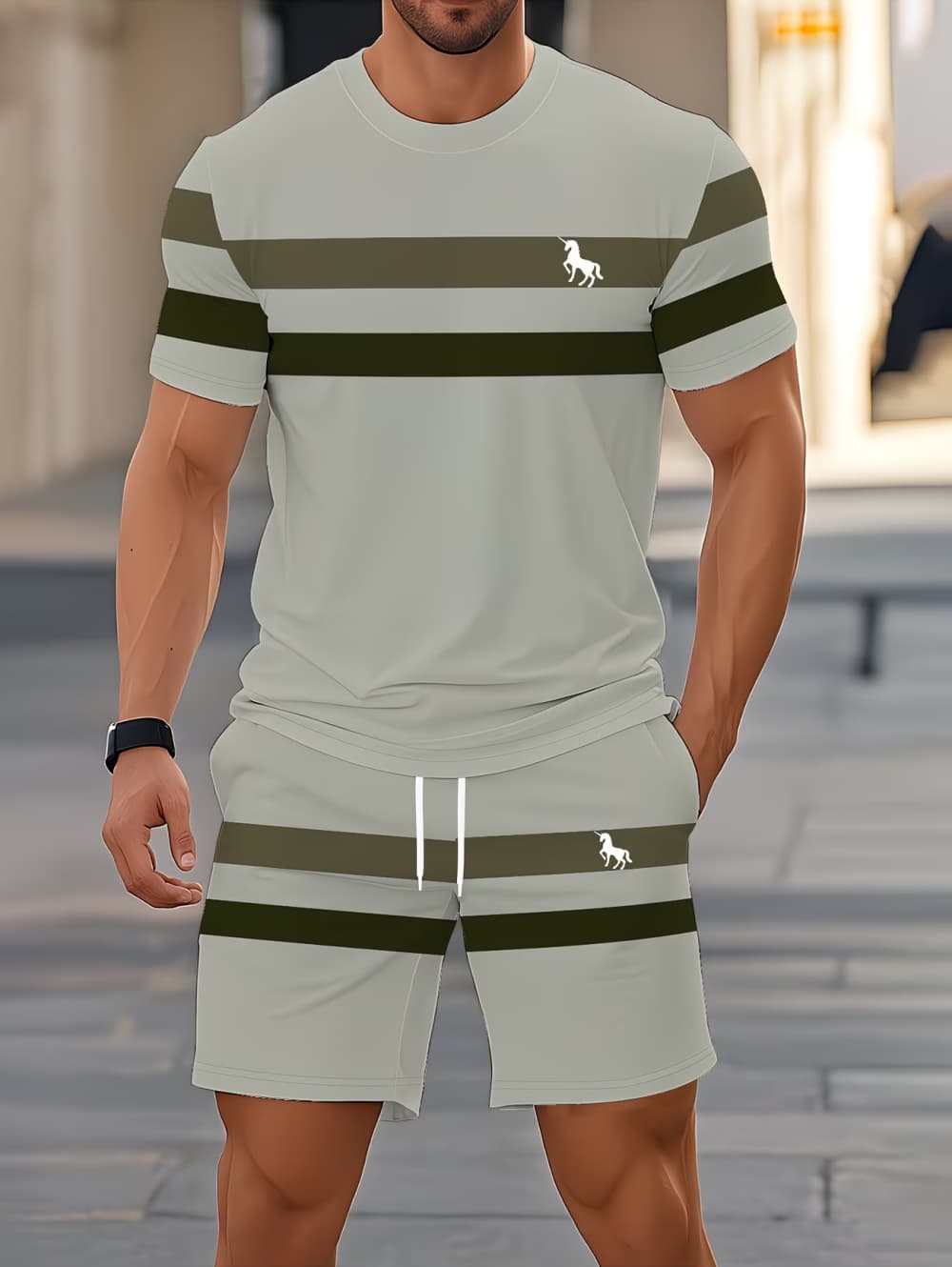 Men's Summer Sets Funny 3D Str - đánh giá và giá 3D Printing Kpop