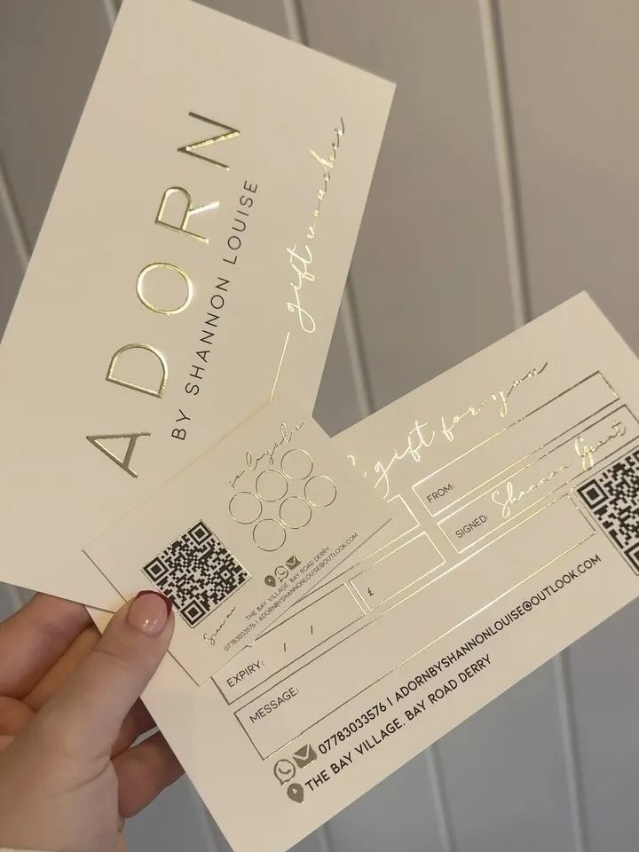 Custom Design 3D luxury Foiled - đánh giá và giá 3D Printing Qr Codes