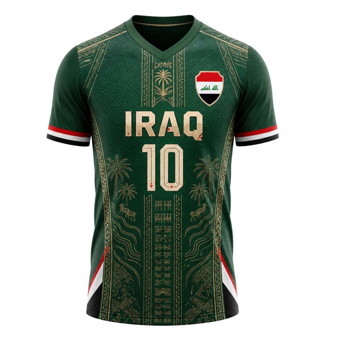 Iraq Soccer Jersey, Custom Nam - đánh giá và giá 3D Printing Name