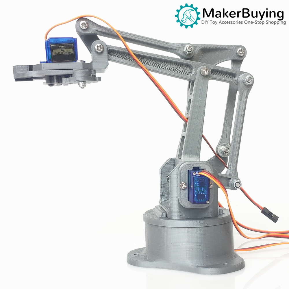 PS2 Điều Khiển Từ Xa 4 Bậc Tự  - đánh giá và giá 3D Printing Robot Arm