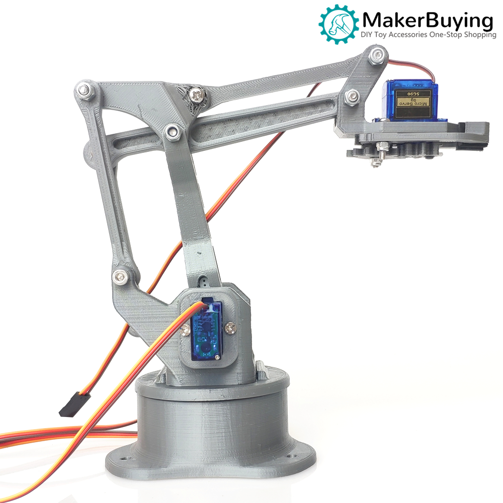 PS2 Điều Khiển Từ Xa 4 Bậc Tự  - đánh giá và giá 3D Printing Robot Arm
