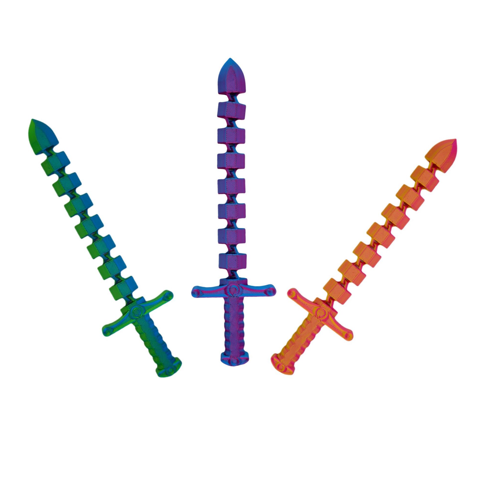 New 3D Printed Sword Movable J - đánh giá và giá 3D Printing Apps