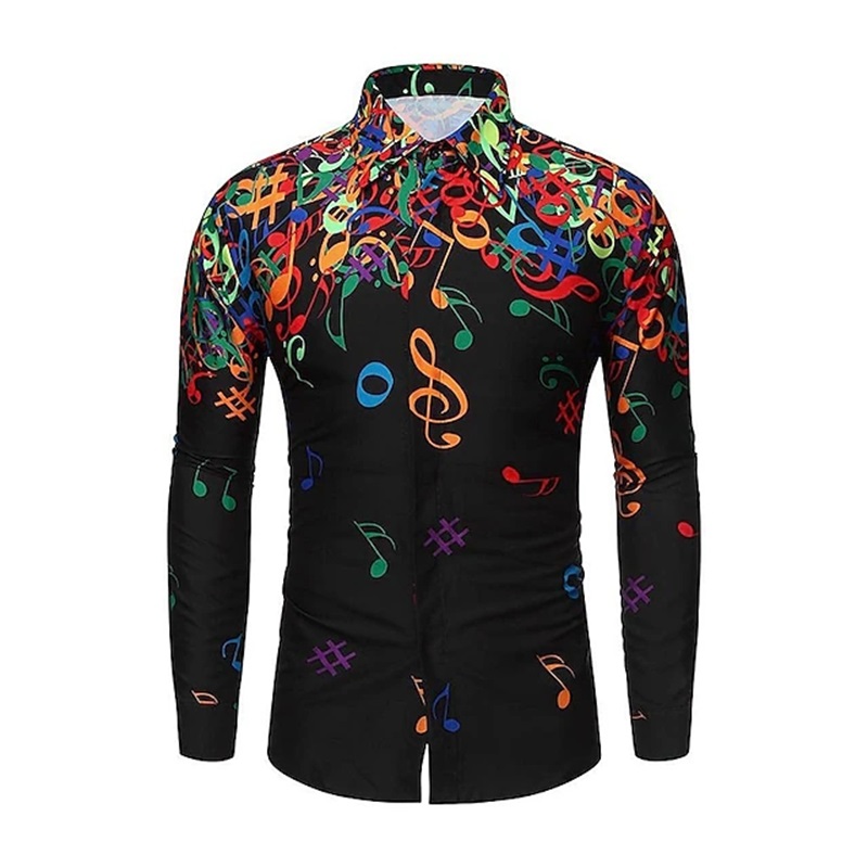 Men's Button Up Shirt Full Pri - đánh giá và giá 3D Printing Cancer