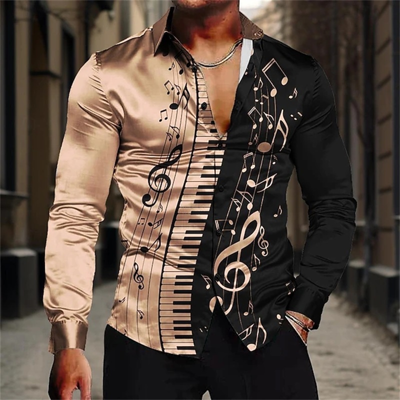 Men's Button Up Shirt Full Pri - đánh giá và giá 3D Printing Cancer